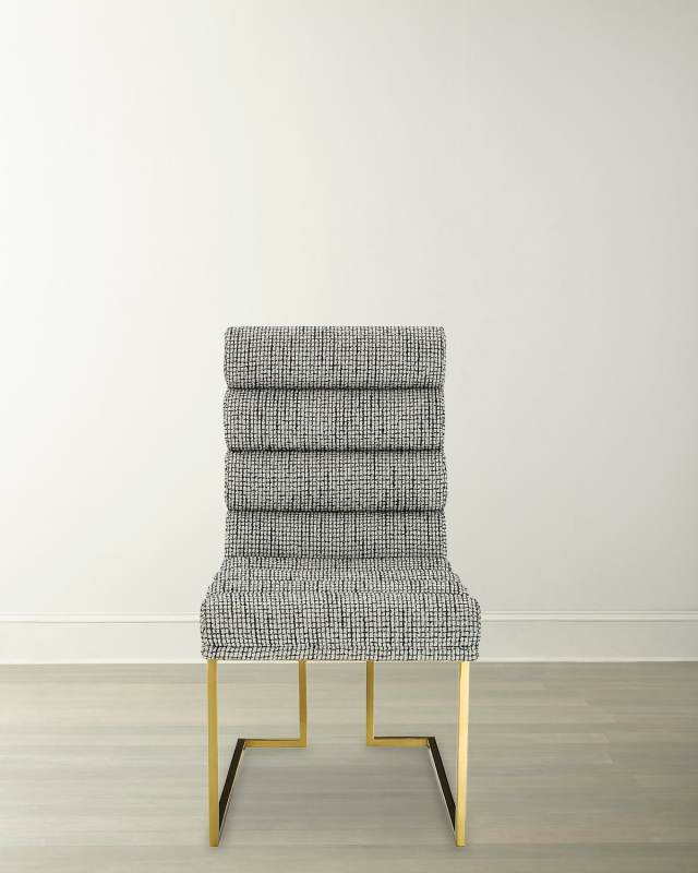 Channeled Goldfinger Dining Chair